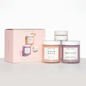 NEW Herbivore Botanicals - Exfoliate + Glow Head-to-Toe Self Care Trio